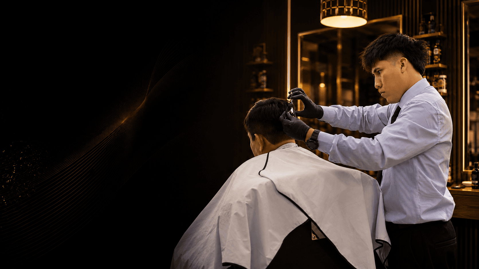 Equipo de barberos de La Bajadita Barber Studio en Iquitos